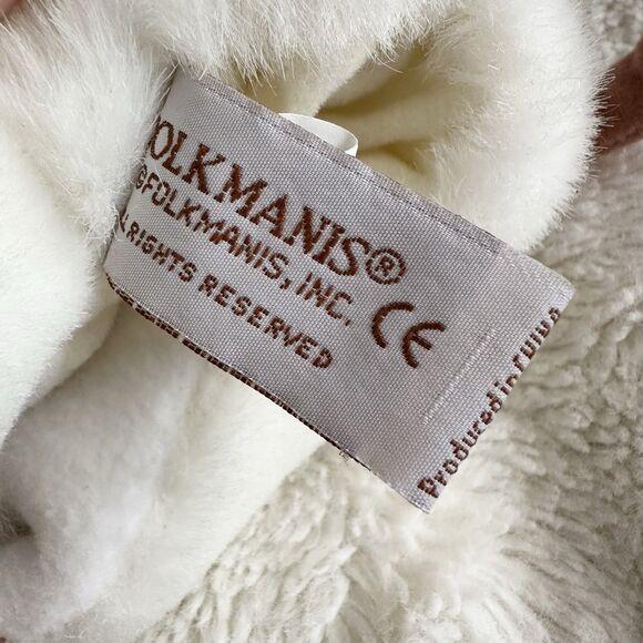 Folkmanis White Mouse Rat Hand Puppet Plush Folktails Storytelling Long Tail 8” - Picture 3 of 5